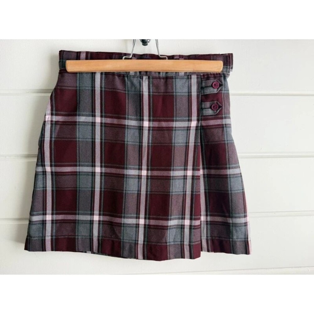 Lands End Girls Plaid Skirt Sz 14S - Very Y2K Clueless